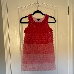 GAP Kids Pink Ruffle Top